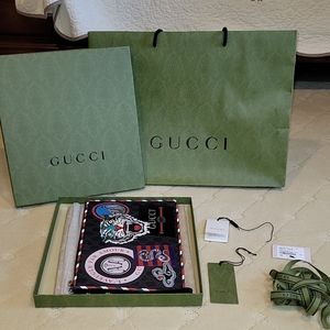 Gucci Mens Patchwork Courrier Pouch / Bag